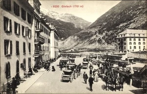 Cartolina Ghiacciaio Obergoms Canton Vallese, parte di strada - 10623408 - Foto 1 di 2