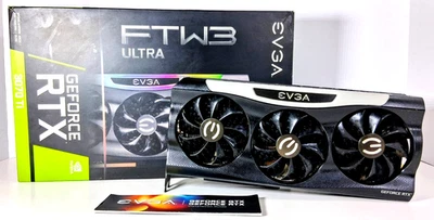 EVGA GeForce RTX 3070 Ti FTW3 ULTRA GAMING 8GB GDDR6X Nvidia Graphics Card GPU - Image 1 of 4