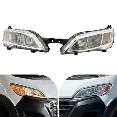 For 2023-2025 Ram ProMaster 1500/2500/3500 Halogen Headlights Headlamps Pair Set - Image 1 of 4