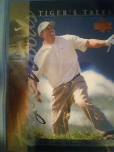Tiger Woods 2001 Upper Deck Golf Tiger's Tales tt29 Tiger wins north of border - Picture 1 of 1