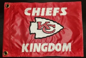 Bandera de látigo de seguridad personalizada CHIEFS - UTV, BARCO, JEEP - 13"x22" - Imagen 1 de 6