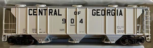 ATHEARN 89067 HO CENTRAL OF GEORGIA PS 2893 COVERED HOPPER CG 904 RTR OVP KD NEW - Picture 1 of 3