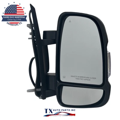 Passenger Side Mirror for 2020-2025 Ram Promaster with BSM Heated Signal Sensor - Изображение 1 из 4