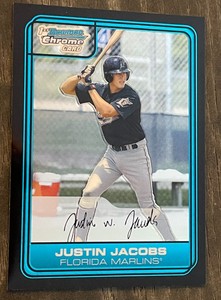 2006 Bowman Chrome Justin Jacobs #DP40