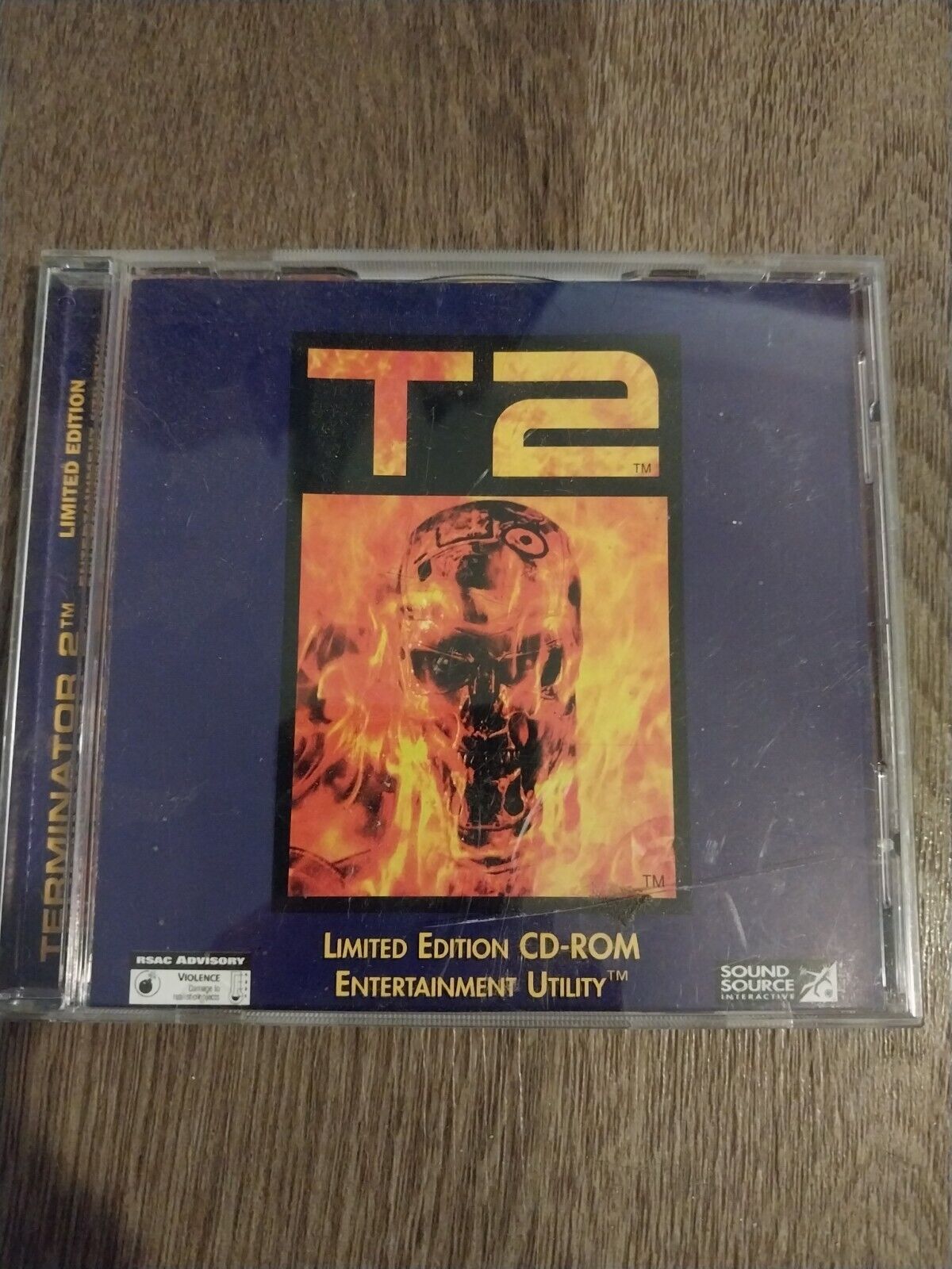 T2 Terminator 2 Limited Edition CD-ROM Entertainment Utility Windows 95 PC Game