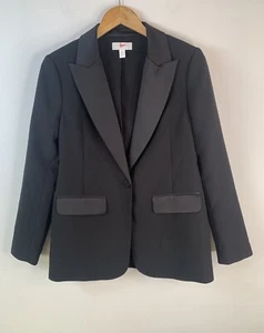 The White Company Blazer Jacket Black UK 4 NEW - Picture 1 of 11