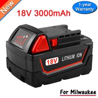 For Milwaukee 48-11-1840 M18 18-Volt 3.0Ah LI-ION XC Extended Capacity Battery