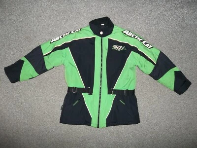 Casaco feminino Arctic Cat Z-Force snowmobile tamanho grande verde/preto - Imagem 1 de 4