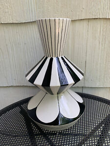 * Jonathan Adler? * Palm Springs Urn Vase Black & White *
