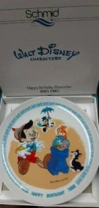 DISNEY'S "PINOCCHIO" 100 Year Birthday Plate 1980 LE 2139/7500 - Picture 1 of 2