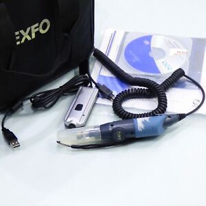 EXFO FIP-400-P-Dual Fiber Inspection Probe Fiberscope w/ Case & FIP-400-USB2