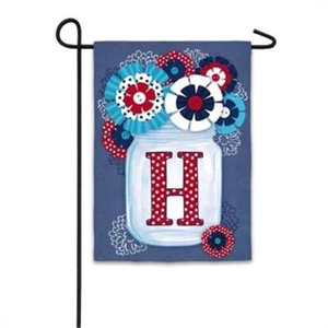 Americana Einmachglas Monogramm 14S8584 immergrün Wildleder Garten Flagge 12,5" x 18" - Bild 1 von 1