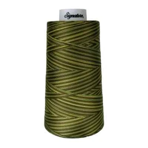 Signature Variegated 40 weight cotton thread 3000 yard cone- Olive Hues - Picture 1 of 1