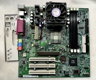 SCHEDA MADRE CPU AMD DURON 750MHZ COMPAQ FIC AZ31 KT133 (3785N) - Immagine 1 di 4