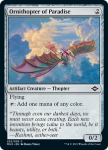 Magic The Gathering - Ornithopter of Paradise - Modern Horizons 2 - Casi nuevo, English Magic TARIFA PLANA - Imagen 1 de 1