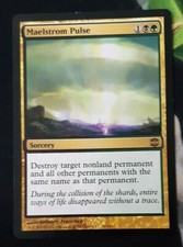 Maelstrom Pulse MTG Alara Reborn Rare Sorcery Heavily Played x1 OC1