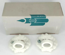 PartyLite Candle Holder Wreath Candle Ornament & Box Retired Vintage Home Decor