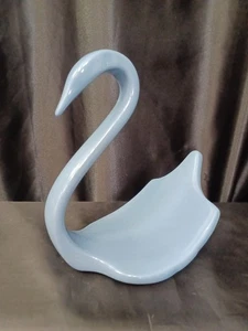 Vintage Blue Swan Towel/Washcloth Holder/Soap Dish  - Picture 1 of 11