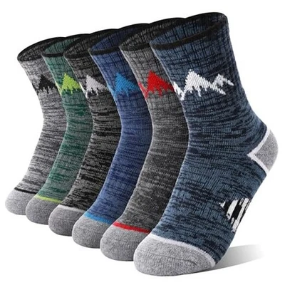  孩子 幼儿 男孩 女孩 美利奴 羊毛 徒步运动 热 8-12 岁 灰色 — 第 1/4 张图片