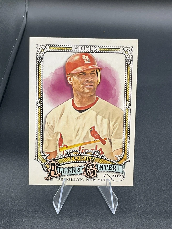 Бейсбольная карточка 2025 Topps Allen & Ginter No1 Albert Pujols, St. Louis Cardinals - Изображение 1 из 1
