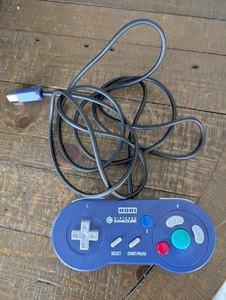 Hori Nintendo GameCube Controller Indigo Used (US Seller) - Picture 1 of 3