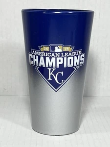 American League Champions 2015 Kansas City Royals Glass Cup KC ALCS Chrome Ombre - Picture 1 of 9