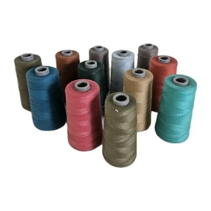 12 Spools Coats Duel Duty Tex 24 Cotton Poly Core Spun Color Sewing Thread USED - Picture 1 of 16