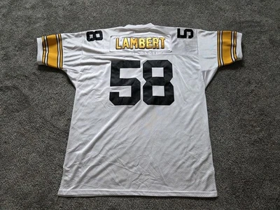 Camiseta vintage Jack Lambert Mitchell Ness Throwback 1990 Salón de la Fama 56 (LEER) Foto 1 de 4