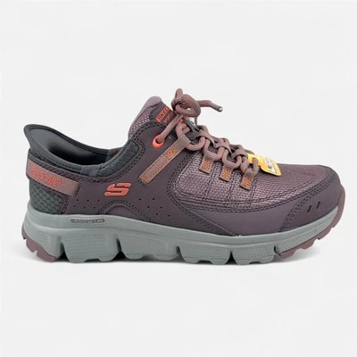 Zapatilla deportiva sin cordones Skechers Summits AT Borgoña Multicolor para mujer Foto 1 de 4