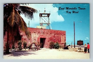 Key West FL-Florida, East Martello Tower, postal vintage - Imagen 1 de 2