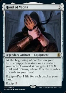 [4x] Hand of Vecna - Foil Near Mint, English Adventures in the Forgotten Realms  - Picture 1 of 1