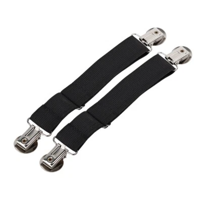 1 Par de Clips para Pantalones Motocicleta Bicicleta Ciclista Pierna Botas Correas Estribo Montar Ajuste Foto 1 de 4