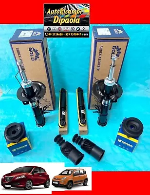 KIT 4 AMMORTIZZATORI + 2 SUPPORTI + PARAPOLVERE FIAT PANDA 312 LANCIA YPSILON Y - Immagine 1 di 2