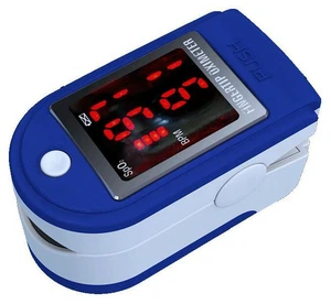 Fingerpulsoximeter OXHC 50 DL Pulsoximeter Pulsoxy LED Display inkl. Batterien - Bild 1 von 3