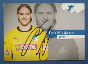 3917 Timo Hildebrand 1899 Hoffenheim 2008/09 Autogrammkarte original signiert - Picture 1 of 2