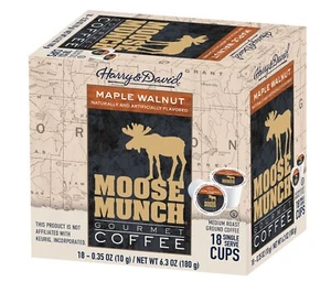 Moose Munch by Harry & David, Maple Walnut, 18ct box - Picture 1 of 2