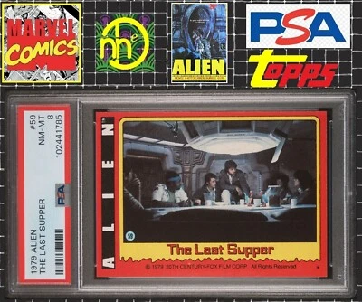 1979 Topps Alien - 59 The Last Supper - PSA 8 NM-MT - Image 1 of 4