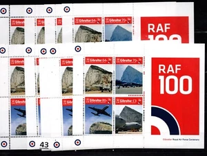 LG 10X GIBRALTAR - MNH - PLANES - MOUNTAINS - Picture 1 of 1