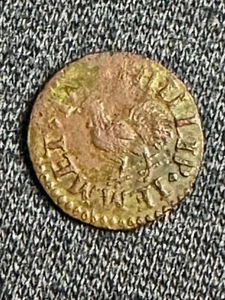 X270: Cockerel - Seventeenth Century Token - Houndsditch, London - W.1517-8 - Imagen 1 de 6