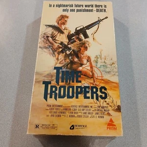 VTG CULT MOVIE SCI- FI TIME TROOPERS VHS TAPE PRISM ENTERTAINMENT 1989 - Picture 1 of 12