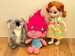 Bundle Of Soft Toys & Doll Disney Store Trolls National Geographic