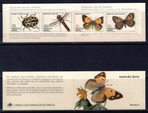 Portugal Azores 1985 butterflies insects booklet MNH - Picture 1 of 1