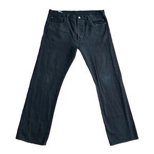 Levi's 501 Herren Jeans Schwarz Denim Straight Leg Regular Fit Button Fly W38 L32 - Bild 1 von 17