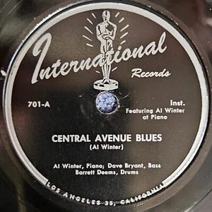 78 RPM 10": International 701, Al Winter Lucky Henry & Wildcats Barcarole Boogie - Picture 1 of 6