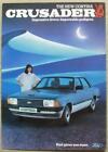FORD CORTINA CRUSADER Car Sales Brochure c1982 #FA571