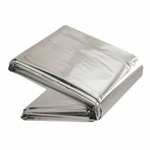 Reflective Survival Blanket Compact Lightweight Highlander Camping Military - Picture 1 of 1