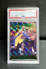 2014 HOOPS KOBE BRYANT KEVIN DURANT MATCHUPS #13 HOLO GREEN #ed 4/25 PSA 9 MINT
