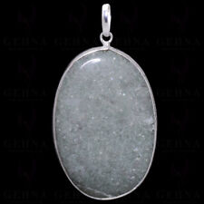 Aquamarine Gemstone Pendant In 925 Sterling Silver Overlay Metal GP1873