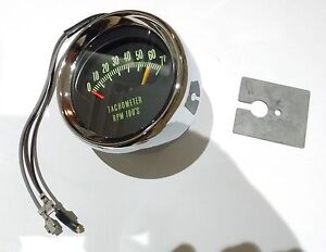 1966 Chevy Chevelle El Camino SS KNEE KNOCKER TACH TACHOMETER  6200 rpm redline