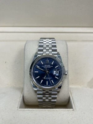 rolex datejust 36mm azul 2021 Foto 1 de 4